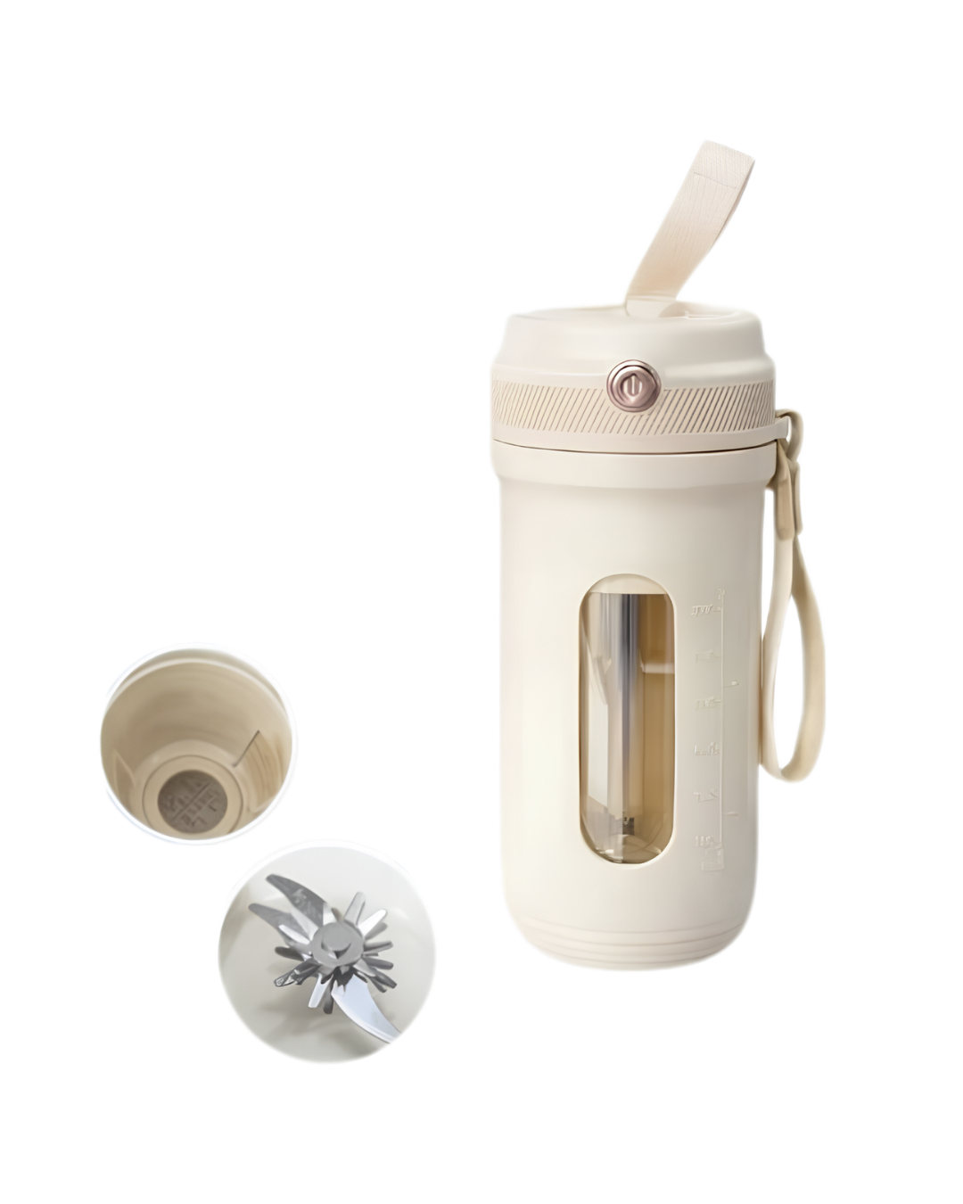 Taşınabilir Şarjlı Blender Smoothie ve Buz Kırıcı Özellikli 350 ML - Görsel 5