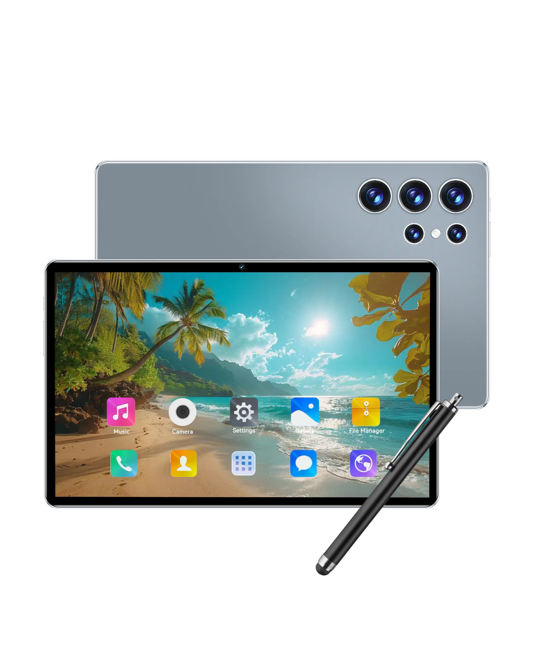 WiFi Destekli Android Tablet 10.1 İnç Geniş Ekran Tablet Seti - Görsel 3